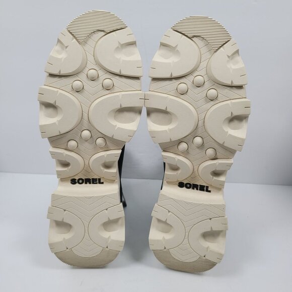 Sorel Brex Lace Up Women's Waterproof Black Leather Boots US Size 8.5 NWT - Picture 8 of 10